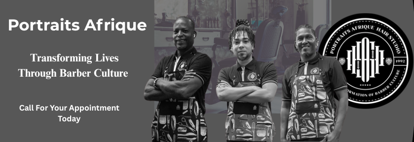 Portraita Afrique Barber shop